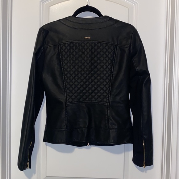 Bebe black quilt leather jacket - Picture 5 of 5